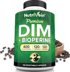 Nutrivein Premium DIM 400 mg con Bioperina - 120 Cápsulas