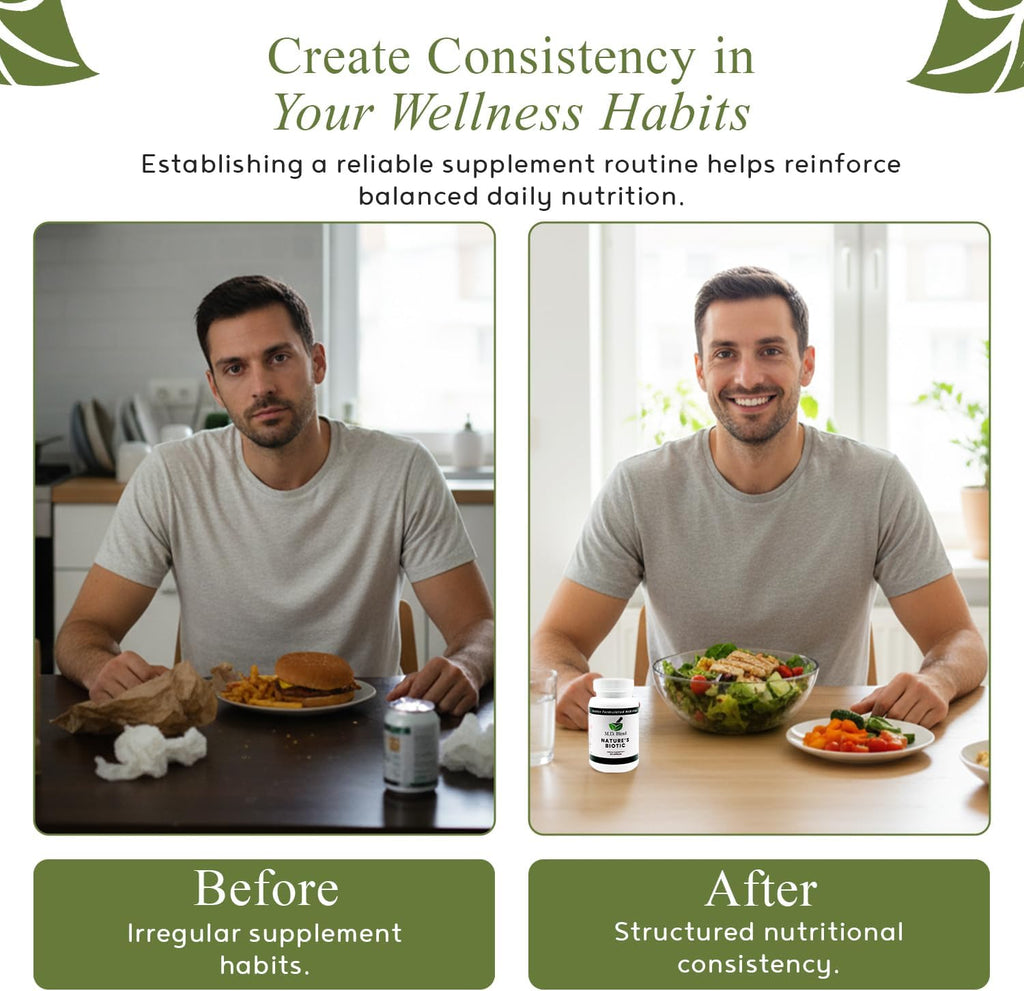 Nature's Biotic Berberine con Complejo de Orégano, Ajo, Vitaminas C y B6, Magnesio y Zinc, 90 Cápsulas