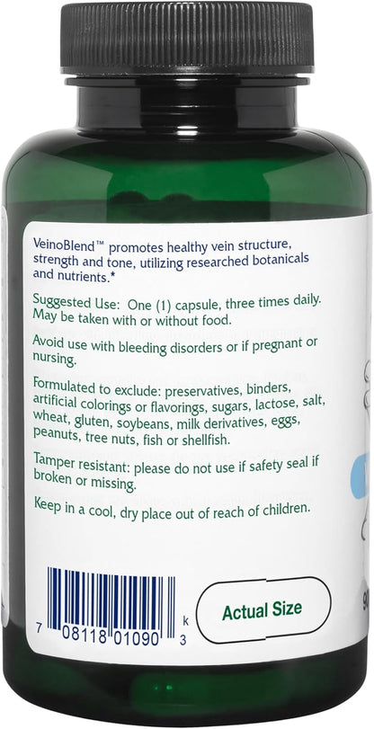 Vitanica VeinoBlend - Suplemento – Rusco (Ruscus aculeatus): Ayuda a mantener la elasticidad de las venas y a – Image 3