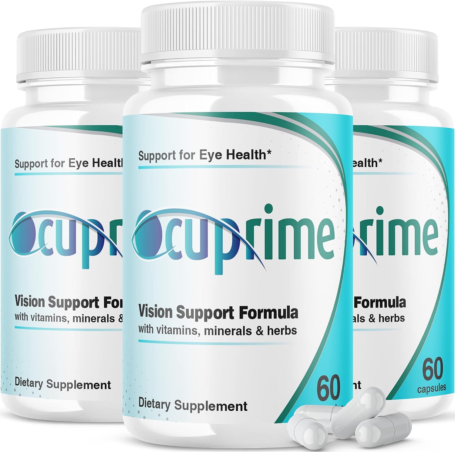 IDEAL PERFORMANCE Ocuprime Suplemento para la Visión (180 Cápsulas, 3 Pack)
