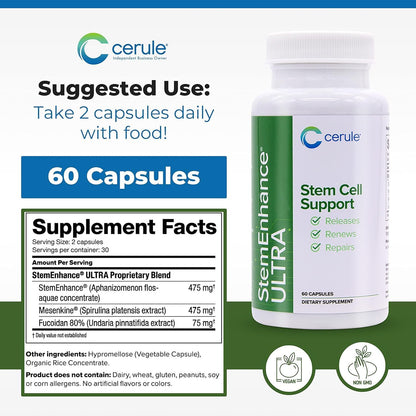 Cerule StemEnhance Ultra Pack Doble – Suplemento de Células Madre – 120 Cápsulas – Image 7