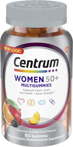 Centrum MultiGummies Mujer 50+ Gominolas Multivitamínicas 80 unidades