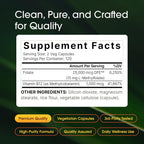 Metilfolato 15mg con Vitamina B12 - 240 Cápsulas - L-Metilfolato y Metilcobalamina
