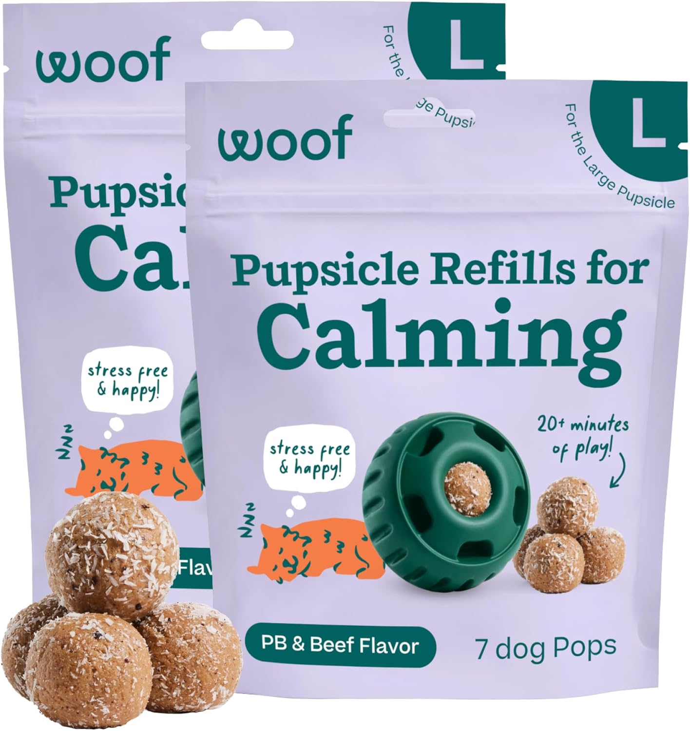 WOOF Pupsicle Recambios Multivitamínicos para Perros - 10 Unidades