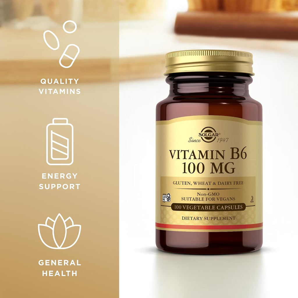 Solgar Vitamina B6 100 mg Cápsulas Vegetales