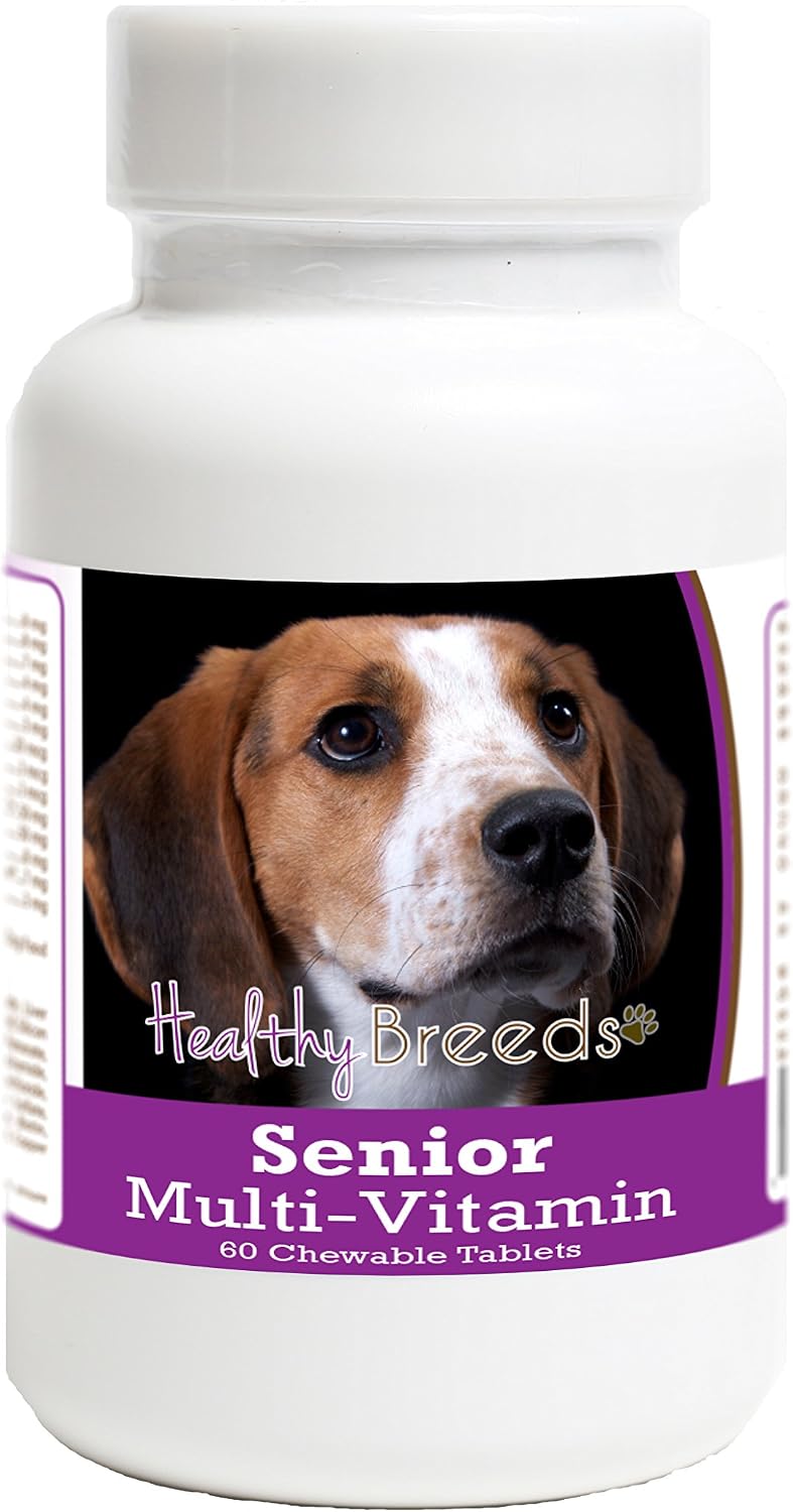 Healthy Breeds American English Coonhound Multivitamínico Senior para Perros - 60 Tabletas