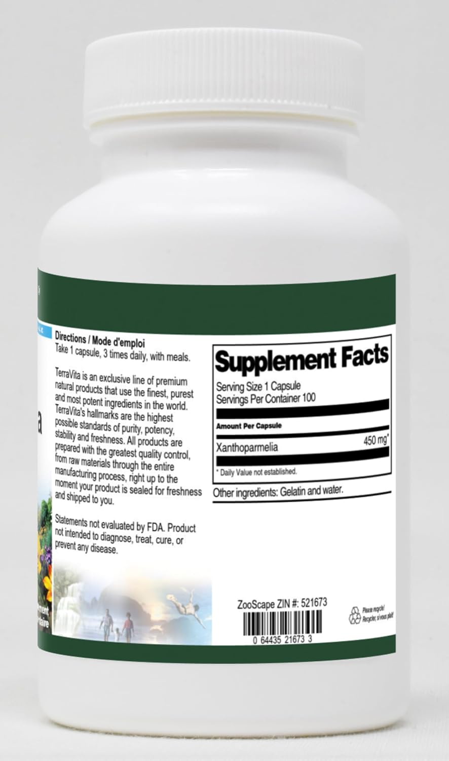 Xanthoparmelia - 450 mg (100 Cápsulas)