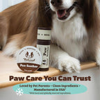 Natural Dog Company Bálsamo Calmante para Patas de Perro - Lote con Lata de 56g y Barra de Viaje