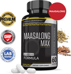 Maasalong Max 1600MG Fórmula Avanzada para la Salud Masculina (2 Paquetes, 120 Cápsulas)