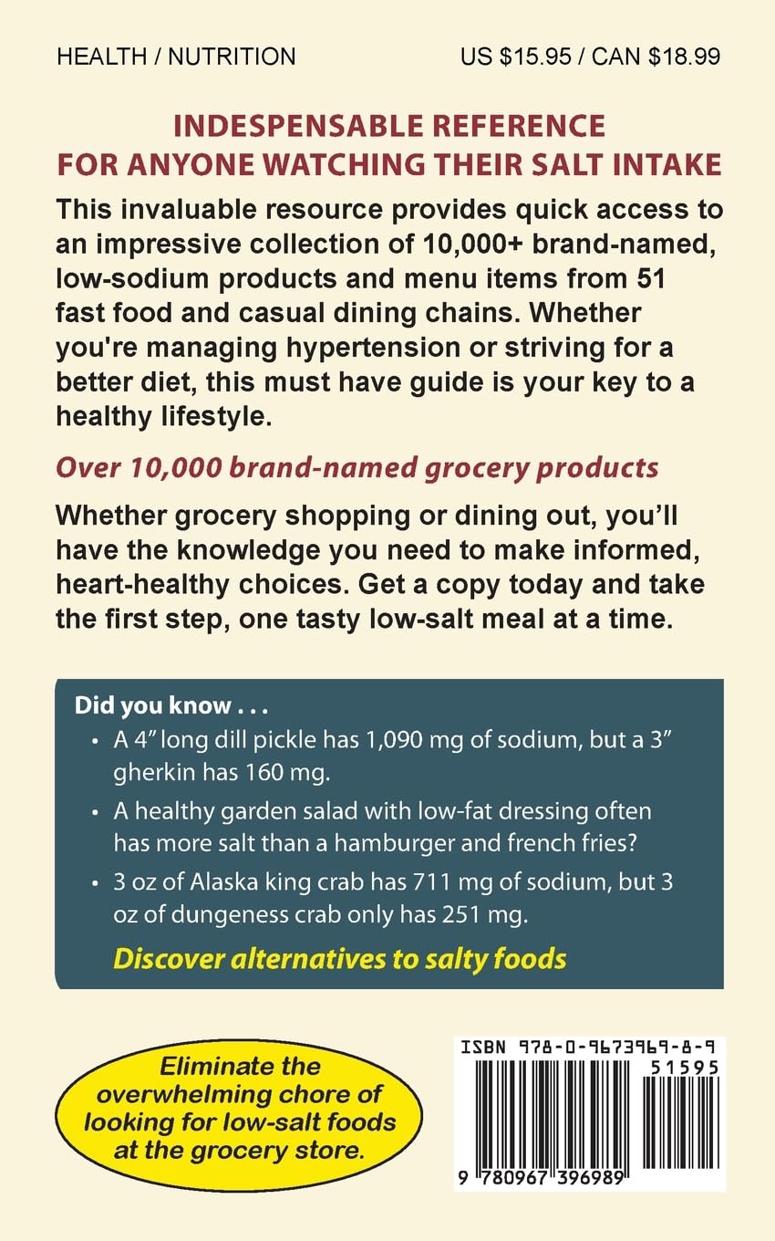 Pocket Guide to Low Sodium Foods