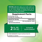 Nature's Truth Vitamina D3 Líquida | 5000 UI | 60 ml | Orgánico USDA y Sin Gluten