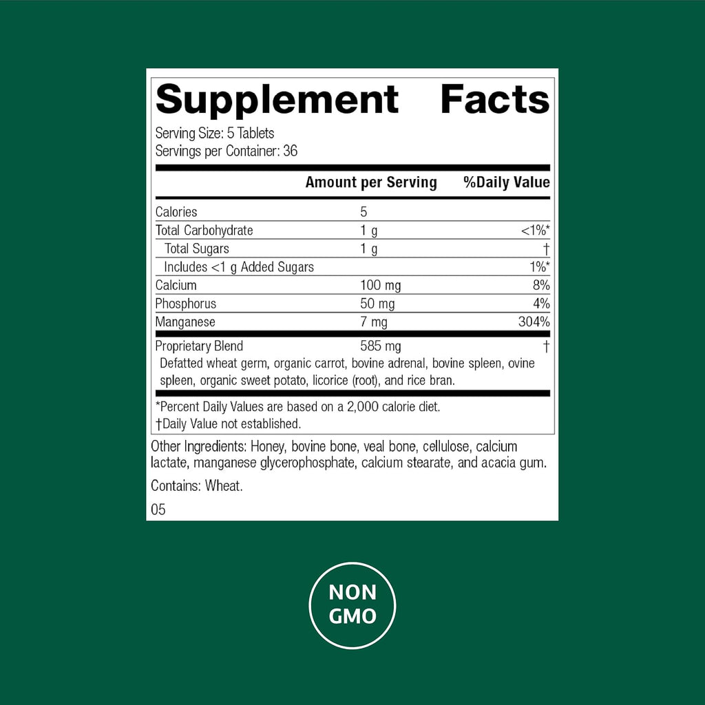 Bio-Dent de Standard Process - Suplemento para huesos, músculos y metabolismo - 180 comprimidos