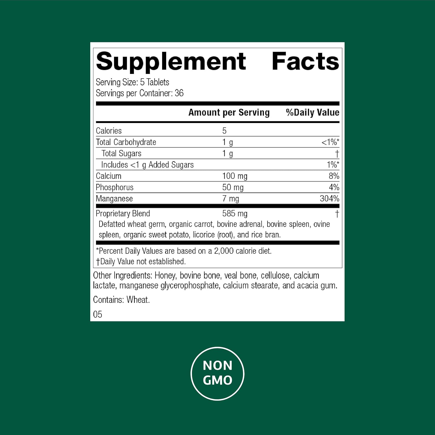 Bio-Dent de Standard Process - Suplemento para huesos, músculos y metabolismo - 180 comprimidos
