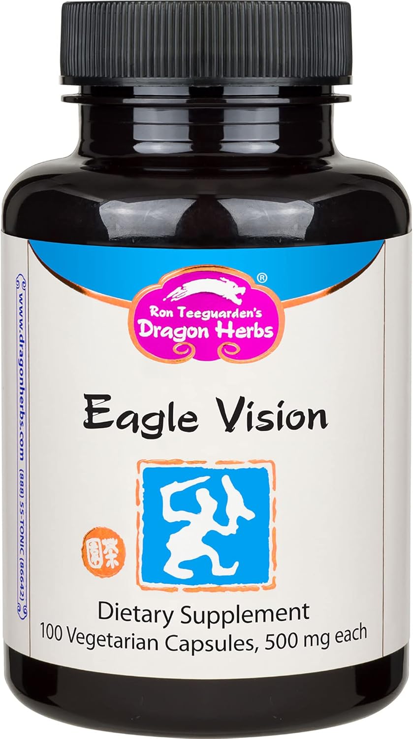 Dragon Herbs - Eagle Vision Cápsulas - 100 Cápsulas, 500 mg cada una