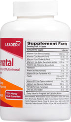 Leader Prenatal Multivitamin con Ácido Fólico 800mcg
