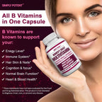 Simply Potent Multivitamínico para Mujeres – 37 Vitaminas y Minerales con Biotina, Té Verde y Complejo B, 60 Cápsulas