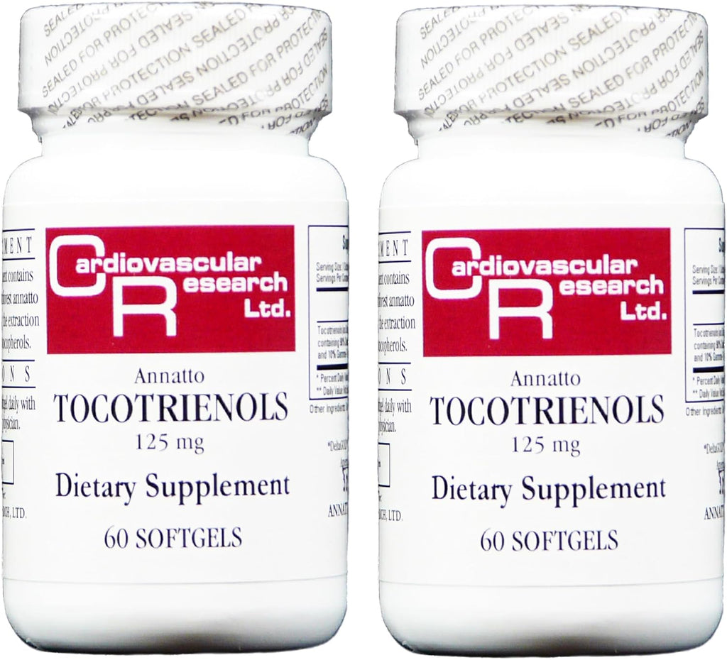 Cardiovascular Research Vitamina E con Tocotrienoles de Annatto - 125 mg - 120 Cápsulas