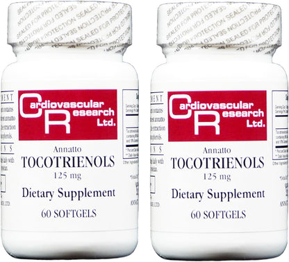 Cardiovascular Research Vitamina E con Tocotrienoles de Annatto - 125 mg - 120 Cápsulas – Image 1