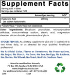 Best Naturals Ácido Hialurónico 200 mg - 120 Comprimidos (No-GMO, Sin Gluten)