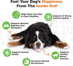 Doggie Dailies Probióticos para Perros con Prebióticos - 225 Masticables Blandos Sabor Calabaza