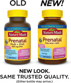 Nature Made Prenatal Multivitamin + DHA 200 mg, Cápsulas Blandas
