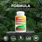 Best Naturals Quercetina 1000 mg - 120 Cápsulas Veganas (Pack de 3)
