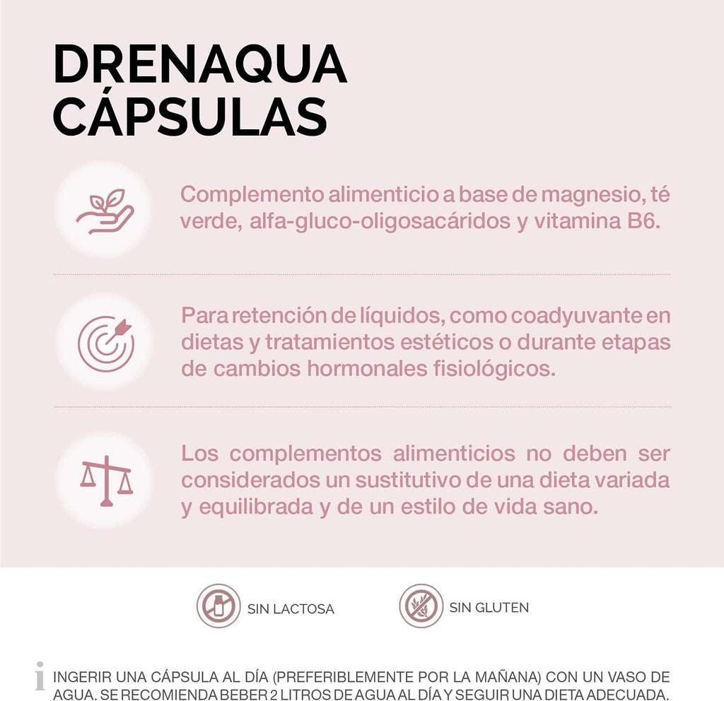 Cumlaude Drenaqua Cápsulas con Probióticos y Prebióticos 30 Unidades