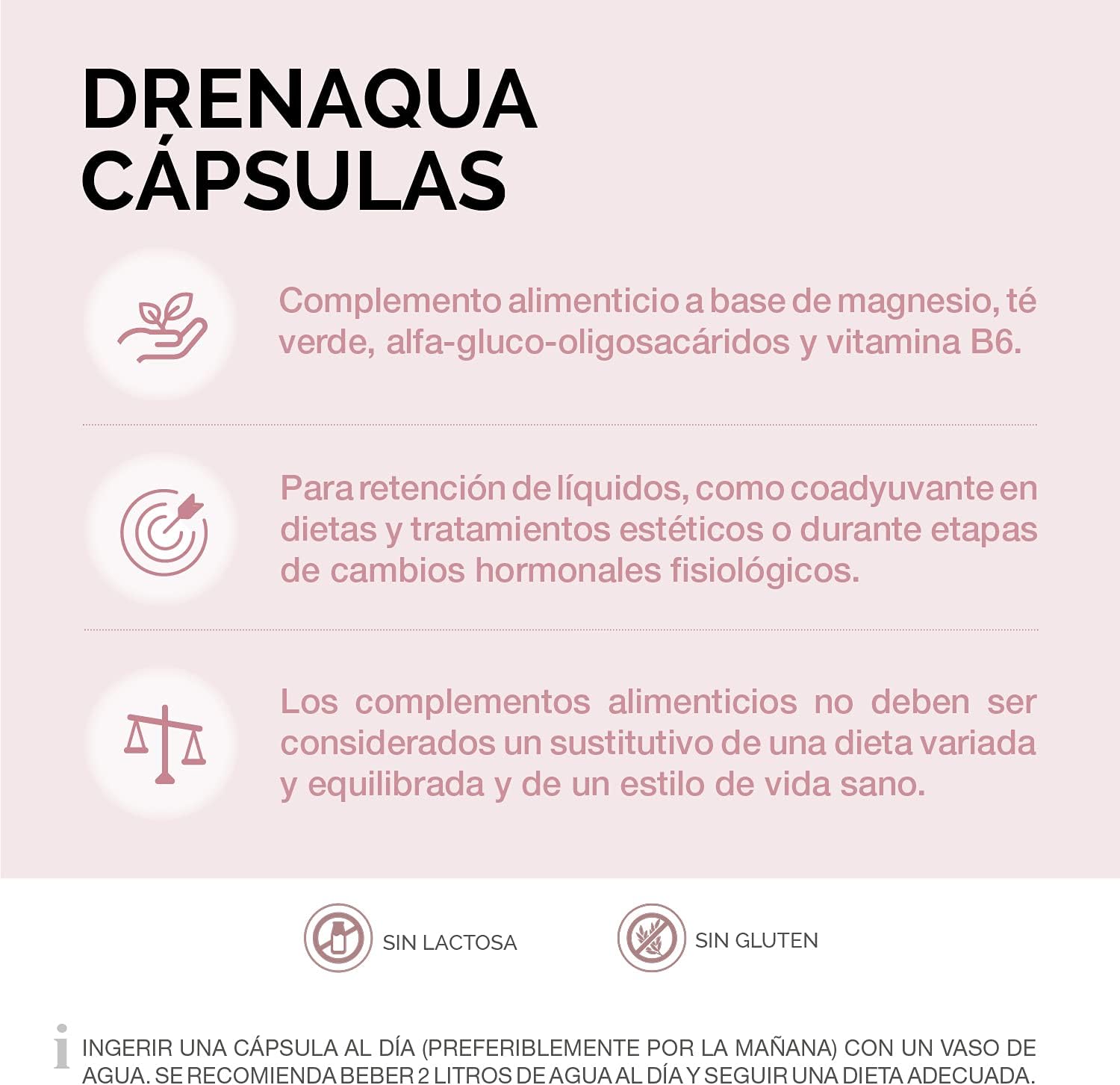Cumlaude Drenaqua Cápsulas con Probióticos y Prebióticos 30 Unidades