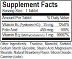 Dialyvite - Vitamina B12 Plus - Obleas Masticables - 60 Unidades