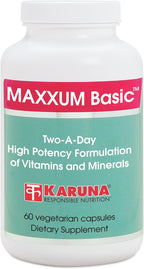 Karuna MAXXUM Basic - Complejo Multivitamínico y Mineral, 60 Cápsulas Vegetarianas