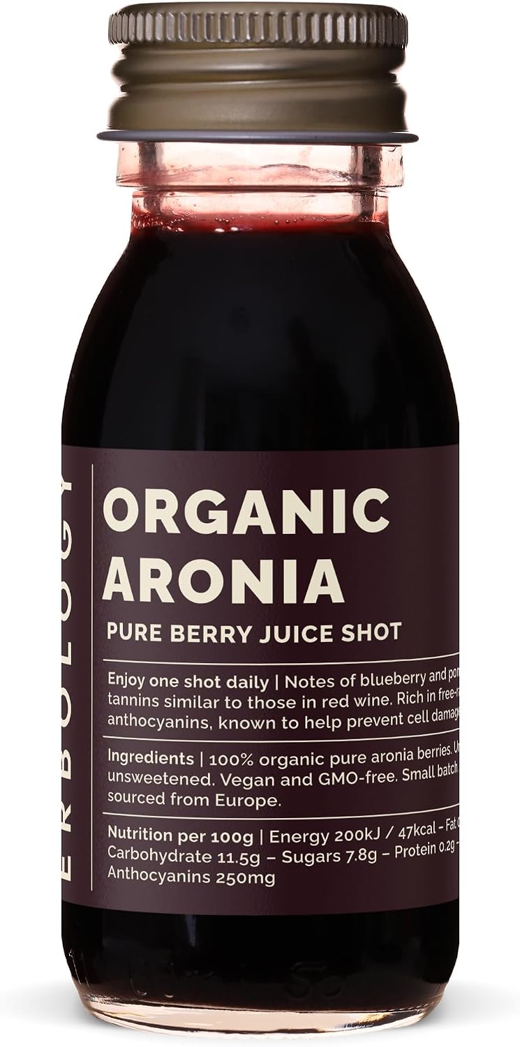 Zumos de Bergamota Orgánicos 100% - Pack de 12 Dosis Diarias (60ml) - Alto en Vitamina C - Sin Azúcar Añadido