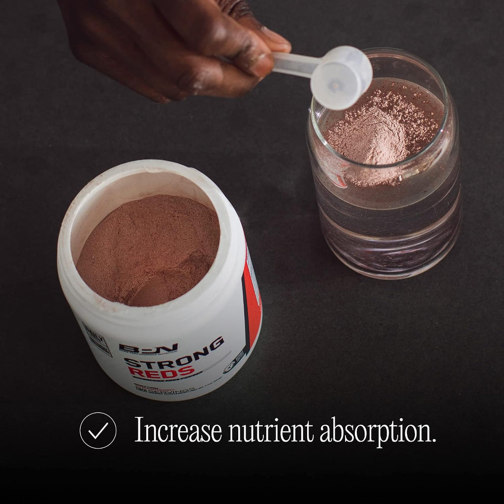 BARE PERFORMANCE NUTRITION BPN Strong Reds Superfood Powder - 30 porciones, Sabor Fresa