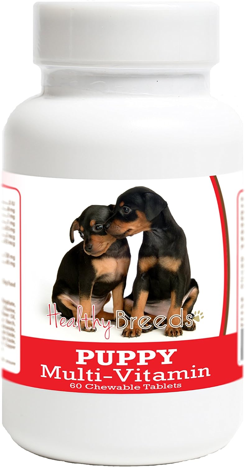 Healthy Breeds Miniature Pinscher Puppy Dog Multivitamin Tablet 60 Count