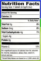 Relion Glucose Tablets - Sabor Tropical - 50 Comprimidos