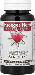 Kroeger Herb Serenity Cápsulas Vegetarianas, 100 Unidades