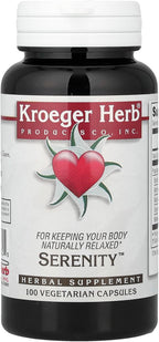 Kroeger Herb Serenity Cápsulas Vegetarianas, 100 Unidades