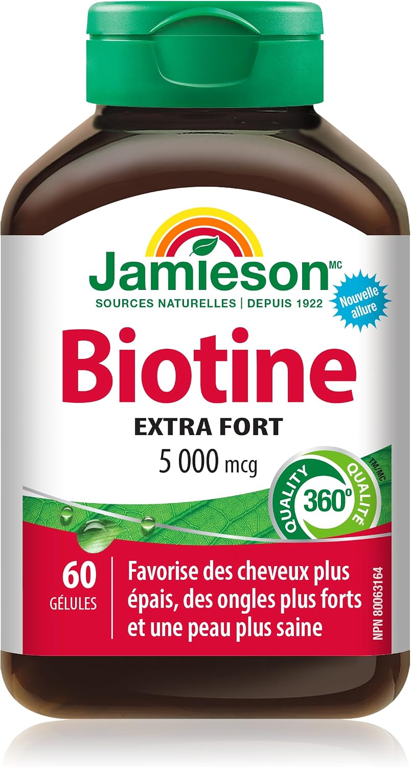 Jamieson Biotina 5.000 mcg 60 Cápsulas