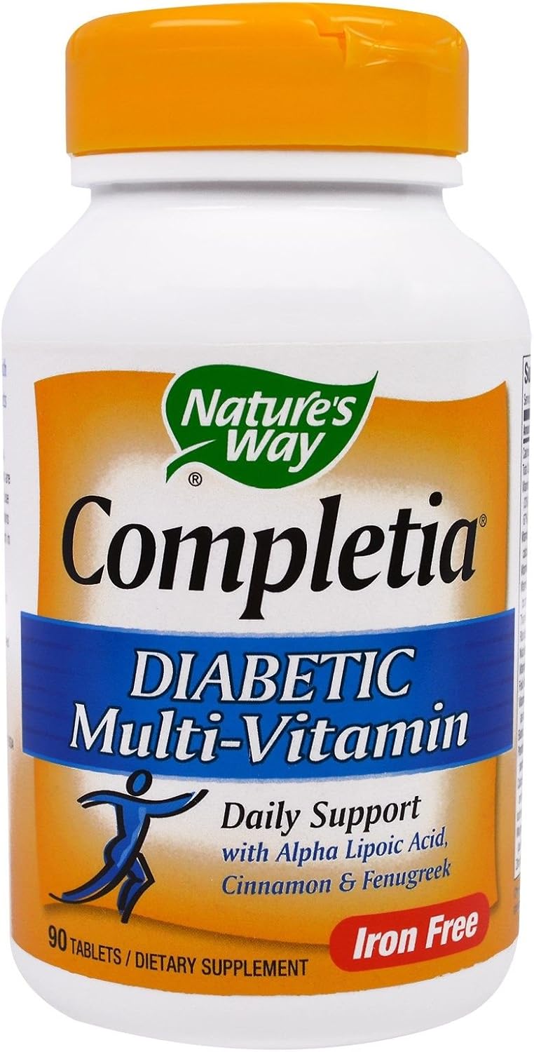 Nature's Way Completia Multivitamínico para Diabéticos, 90 comprimidos