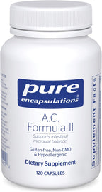 Pure Encapsulations A.C. Formula II | Hypoallergenic supplement for digestive balance | 120 capsules
