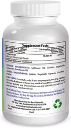 Best Naturals Vitamin D3 10000 IU Softgel, 240 Count