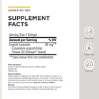 Integrative Therapeutics Lavela WS 1265 - Suplemento de Aceite Esencial de Lavanda - 60 Cápsulas Blandas