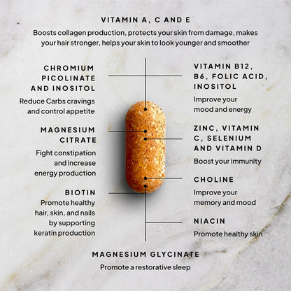 SELF NUTRITION Multivitamínico Vegano para – Fórmula limpia: Vegano, sin gluten, sin lácteos y apto para keto. Sin – Image 5