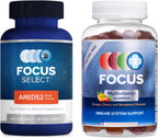 Focus Select AREDS2 – Complemento Ocular Multivitamínico y Mineral, 180 Cápsulas Blandas