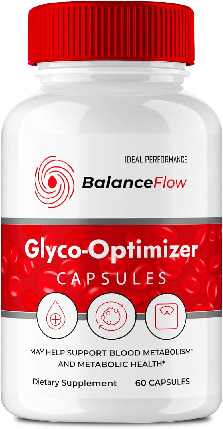 Balance Flow Glyco Optimizer Cápsulas - Fórmula Avanzada Natural de Alta Potencia - 60 Cápsulas
