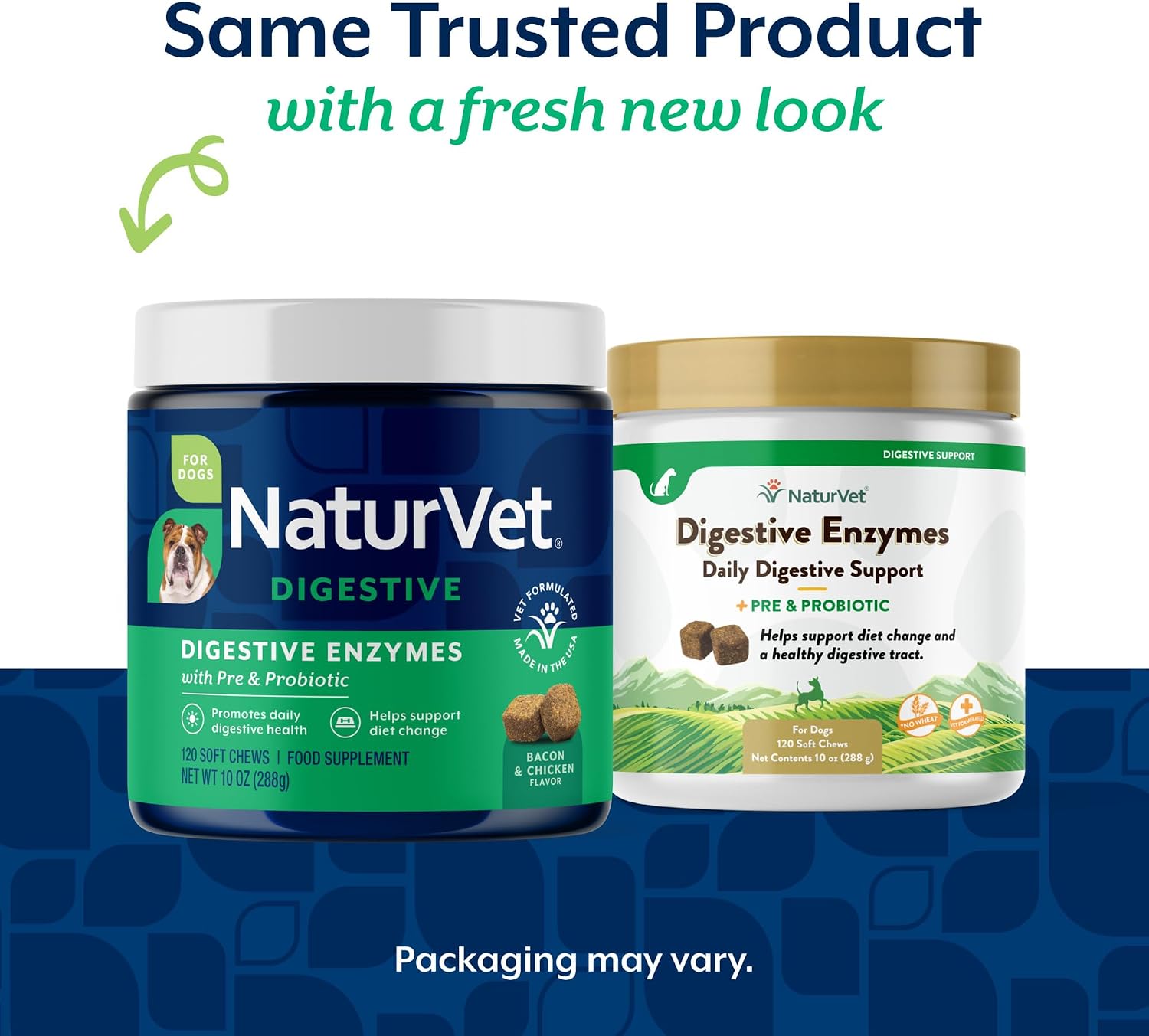 NaturVet – Enzimas Digestivas con Probióticos y Prebióticos – Masticables blandos para perros y gatos (120 unidades)