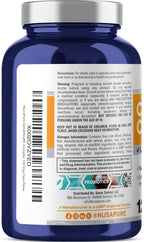 NusaPure CandiHealth Complex Capsules, 500 mg Oregano Leaf & 400 mg Caprylic Acid, 120 Veg Capsules (Non-GMO, Vegan)