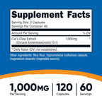 Nutricost Uña de Gato 1000mg, 120 Cápsulas Vegetales - Sin OGM y Sin Gluten