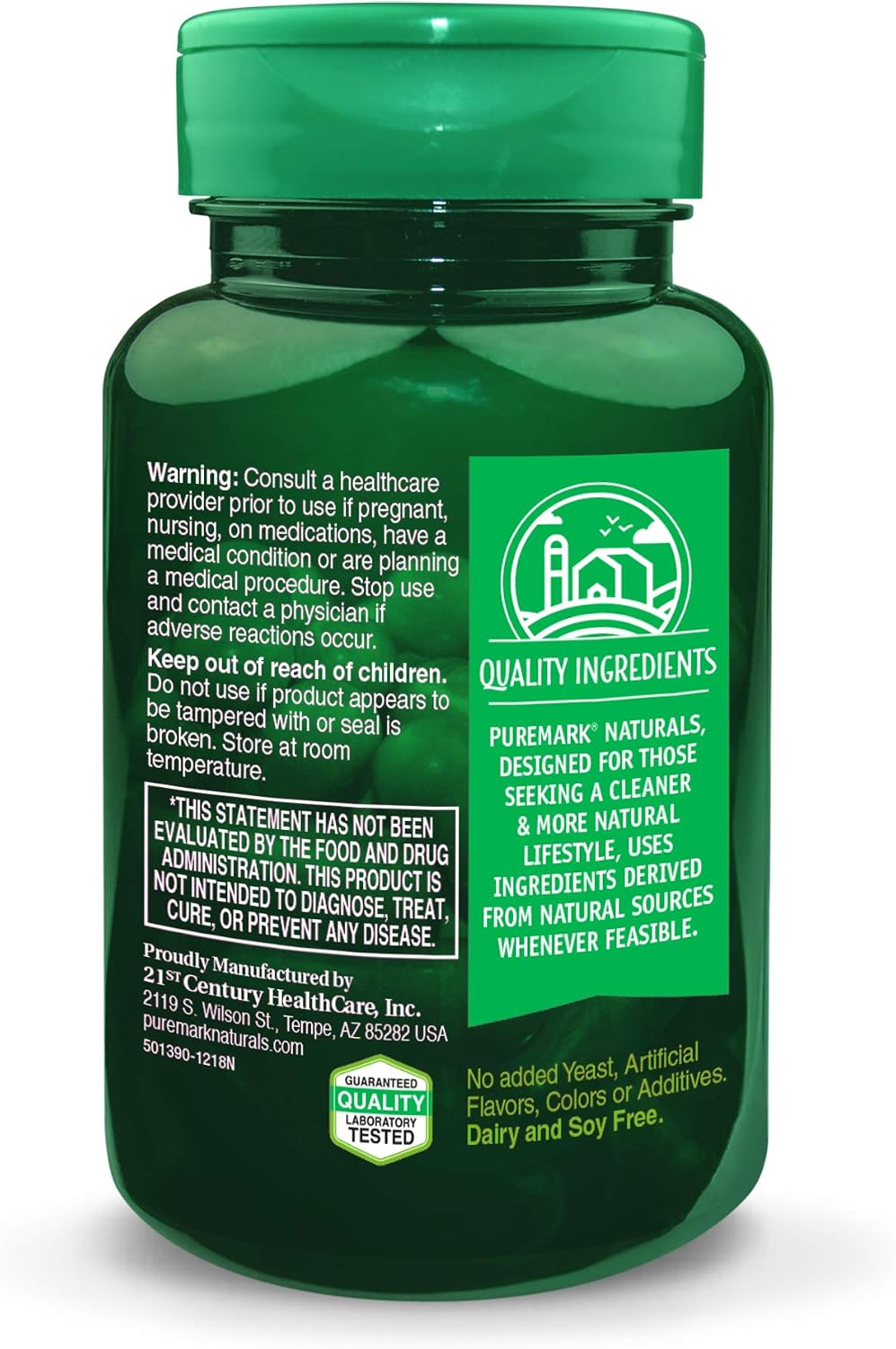 Puremark Vitamina D3 2000 IU - 60 Cápsulas Veganas