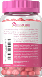 Carlyle Biotina 2500mcg para Cabello, Piel y Uñas - 75 Gominolas con Vitamina C y E, Sabor Frambuesa