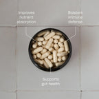 Goodphyte Complemento Alimenticio para la Inmunidad y Digestión | 60 Cápsulas | Enzimas Naturales